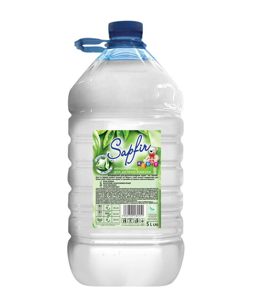 Кондиціонер для білизни "Kiddy" ТМ SAPFIR 5 л